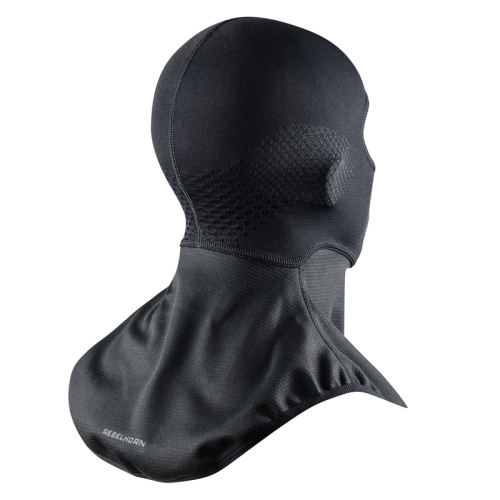 Kominiarka motocyklowa termoaktywna z windstopperem REBELHORN THERM II WIND BLACK/GREY