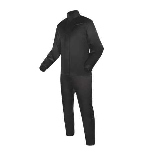 Kombinezon motocyklowy przeciwdeszczowy dwuczęściowy REBELHORN RAIN BLACK