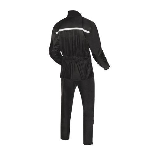 Kombinezon motocyklowy przeciwdeszczowy dwuczęściowy REBELHORN RAIN BLACK