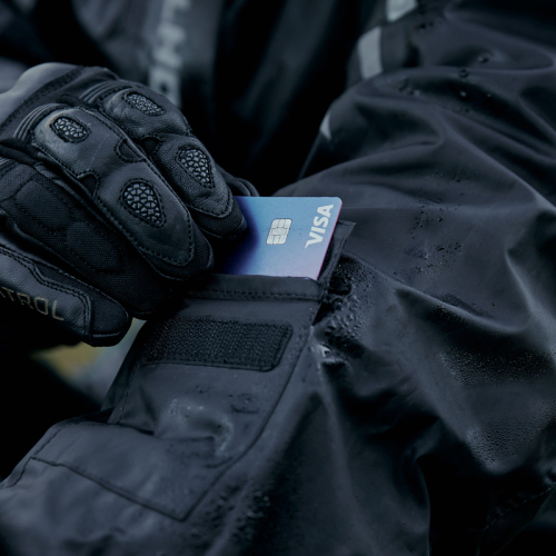 Kombinezon motocyklowy przeciwdeszczowy jednoczęściowy REBELHORN TRAVEL BLACK