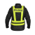 Kamizelka motocyklowa odblaskowa OZONE POLSKA BLACK/FLUO YELLOW