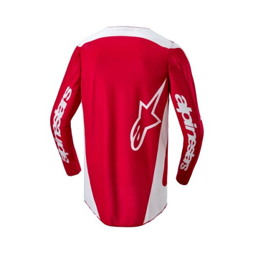 Bluza cross quad ALPINESTARS MX FLUID LURV kolor biały/czerwony
