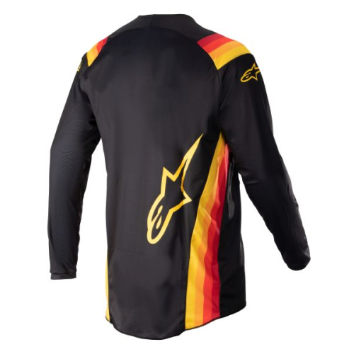 Bluza cross quad ALPINESTARS MX FLUID CORSA kolor czarny/czerwony/pomarańczowy/żółty