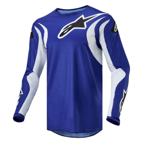 Bluza cross quad ALPINESTARS MX FLUID LUCENT kolor biały/niebieski