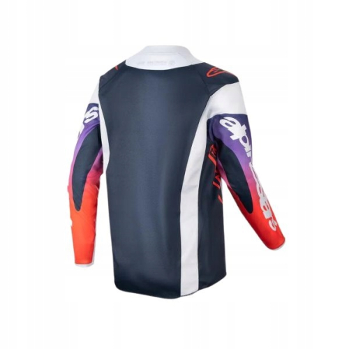 Bluza cross quad dla dzieci ALPINESTARS MX RACER YOUTH HOEN kolor czarny/pomarańczowy/szary