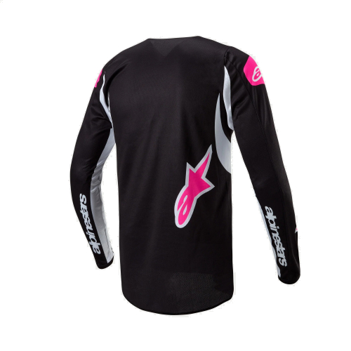 Bluza cross quad ALPINESTARS MX STELLA FLUID kolor czarny/różowy