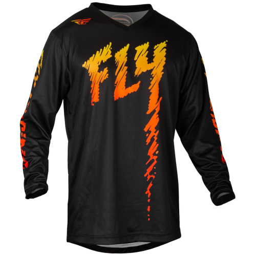 Bluza cross quad dla dzieci FLY RACING F-16 YOUTH BLACK/ORANGE/YELLOW