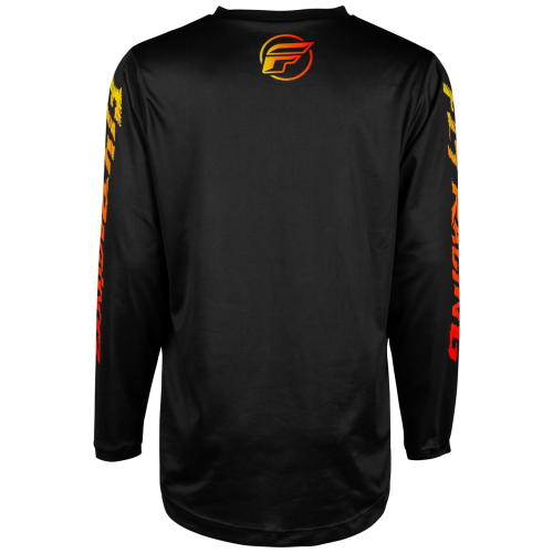 Bluza cross quad dla dzieci FLY RACING F-16 YOUTH BLACK/ORANGE/YELLOW