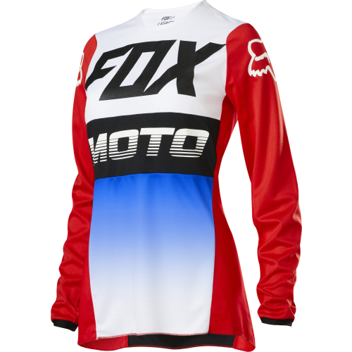 Bluza cross quad damska LADY FOX 180 FYCE BLUE/RED