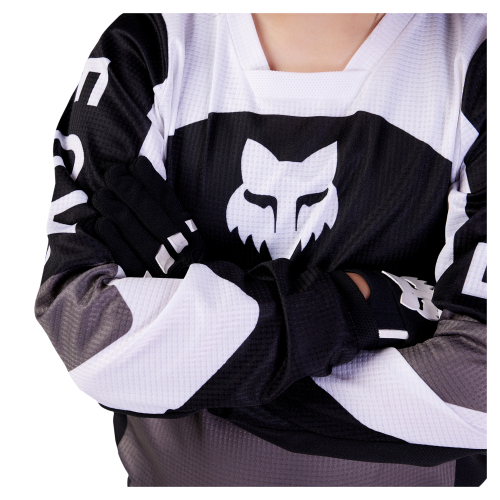 Bluza cross quad dla dzieci FOX JUNIOR 180 NITRO BLACK/GREY
