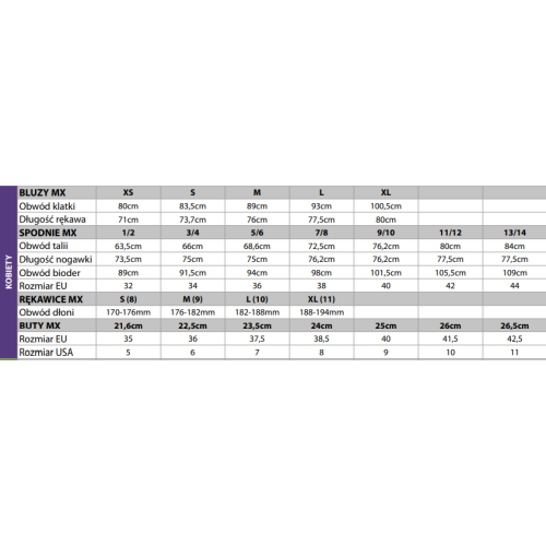 Bluza cross quad damska LADY FOX 180 SKEW STEEL GREY