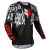 Bluza cross quad FOX 180 PERIL BLACK/RED