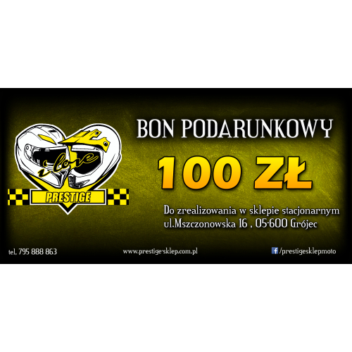 BON PODARUNKOWY 100 PLN