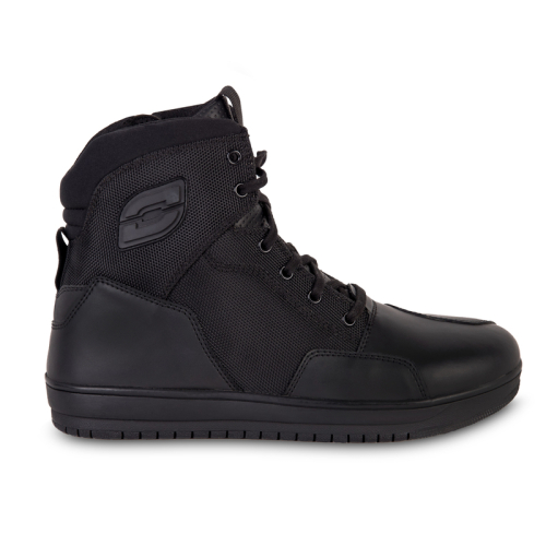 Buty motocyklowe krótkie OZONE SPIN BLACK/BLACK SOLE