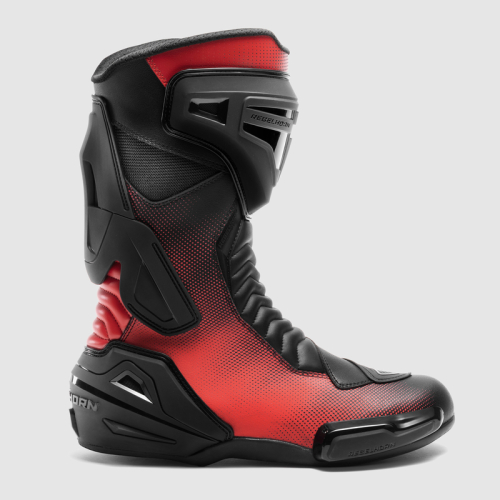 Buty motocyklowe sportowe REBELHORN GTR BLACK/FLUO RED