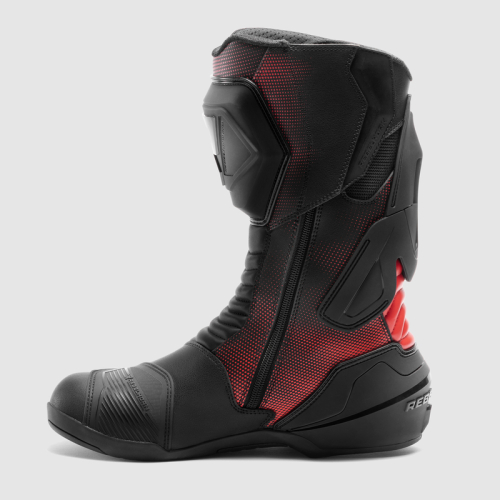 Buty motocyklowe sportowe REBELHORN GTR BLACK/FLUO RED