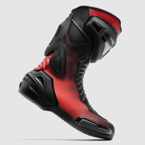 Buty motocyklowe sportowe REBELHORN GTR BLACK/FLUO RED