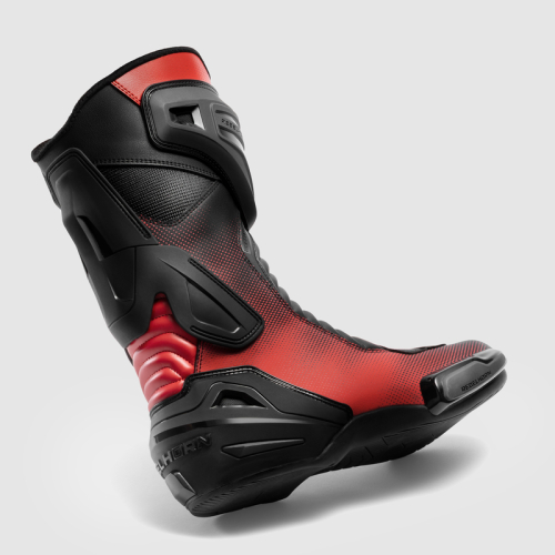 Buty motocyklowe sportowe REBELHORN GTR BLACK/FLUO RED