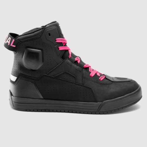 Buty motocyklowe krótkie damskie REBELHORN VANDAL II BLACK/PINK