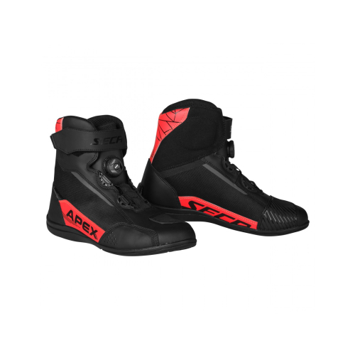 Buty motocyklowe krótkie SECA APEX PRO FLUO RED