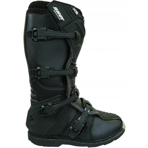 Buty cross quad zakute SHOT RACING X10 KOLOR CZARNY