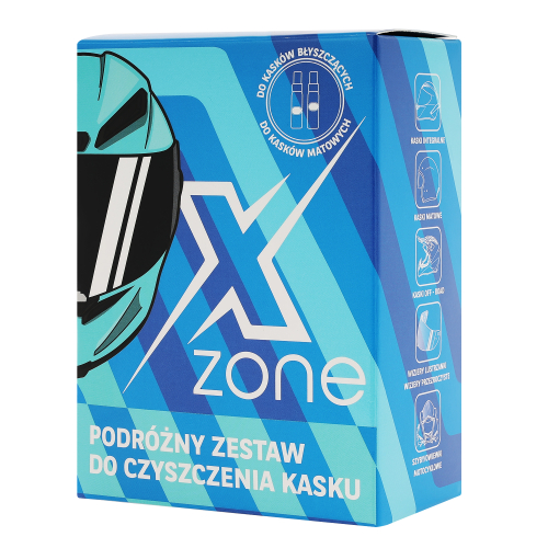 Xzone Podróżny zestaw do czyszczenia kasku ze ściereczkami 2x30ml