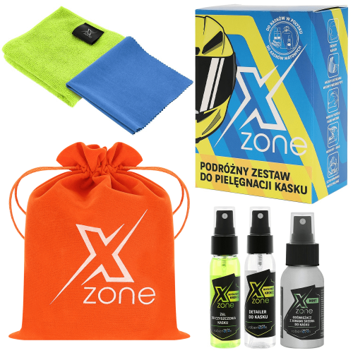 Xzone Zestaw do pielęgnacji kasku z jonami srebra 2x30ml