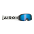GOGLE cross quad AIROH BLAST XR1 BLACK MATT - SZYBA BLUE MIRRORED