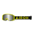 GOGLE cross quad AIROH BLAST XR1 YELLOW MATT - SZYBA SILVER MIRRORED