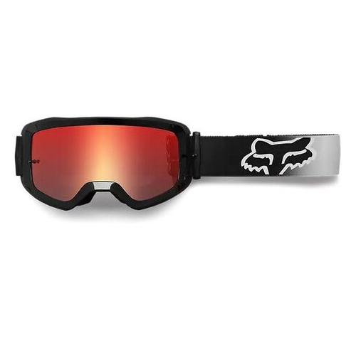 GOGLE cross quad FOX MAIN RYAKTR SPARK BLACK CZERWONE LUSTRO