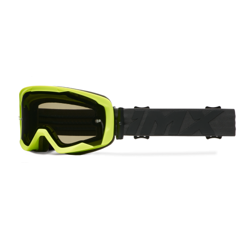 GOGLE cross quad IMX ENDURANCE FLIP FLO YELLOW MATT/BLACK - Szyba DARK SMOKE + Clear