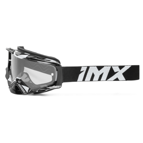 Gogle cross quad IMX DUST GRAPHIC WHITE GLOSS/BLACK - SZYBA DARK SMOKE + CLEAR (2 SZYBY W ZESTAWIE)