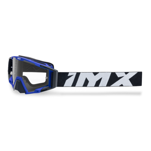 GOGLE cross quad IMX SAND BLACK MATT/BLUE - SZYBA BLUE IRIDIUM