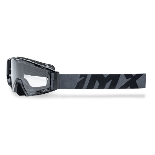 GOGLE cross quad IMX SAND GRAPHIC BLACK GLOSS/GREY - SZYBA SILVER IRIDIUM + CLEAR (2 SZYBY W ZESTAWIE)