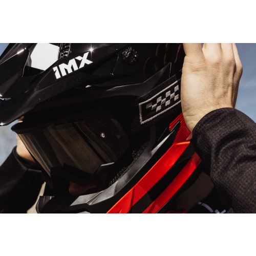 GOGLE cross quad IMX ENDURANCE RACE BLACK MATT/GREY - Szyba DARK SMOKE + Clear