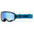 GOGLE cross quad IMX ENDURANCE RACE BLACK MATT/BLUE - Szyba IRIDIUM BLUE + Clear