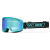 GOGLE cross quad IMX ENDURANCE RACE TURQUOISE MATT/BLACK - Szyba Iridium Green + Clear