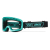 GOGLE cross quad IMX ENDURANCE RACE TURQUOISE MATT/BLACK - Szyba Iridium Green + Clear