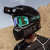 GOGLE cross quad IMX ENDURANCE RACE TURQUOISE MATT/BLACK - Szyba Iridium Green + Clear