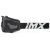 Gogle cross quad IMX DUST BLACK MATT/WHITE - SZYBA DARK SMOKE + CLEAR (2 SZYBY W ZESTAWIE)