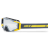 GOGLE cross quad IMX SAND GREY MATT/FLUO YELLOW - SZYBA SILVER IRIDIUM + CLEAR (2 SZYBY W ZESTAWIE)
