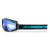 GOGLE cross quad IMX SAND BLACK MATT/BLUE - SZYBA BLUE IRIDIUM + CLEAR (2 SZYBY W ZESTAWIE)