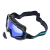 GOGLE cross quad IMX SAND BLACK MATT/BLUE - SZYBA BLUE IRIDIUM + CLEAR (2 SZYBY W ZESTAWIE)