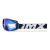GOGLE cross quad IMX SAND BLACK MATT/BLUE - SZYBA BLUE IRIDIUM