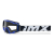 GOGLE cross quad IMX SAND BLACK MATT/BLUE - SZYBA BLUE IRIDIUM