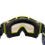 GOGLE cross quad IMX SAND FLUO YELLOW MATT/BLACK - SZYBA SILVER IRIDIUM + CLEAR (2 SZYBY W ZESTAWIE)