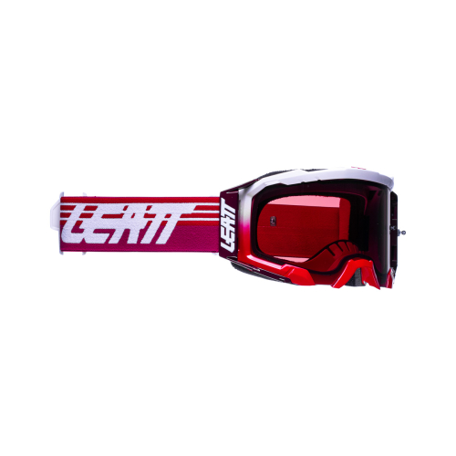GOGLE cross quad LEATT VELOCITY 5.5 RED ROSE UC KOLOR CZERWONY/BIAŁY SZYBKA DYMIONE LUSTRO RÓŻOWE ZŁOTO