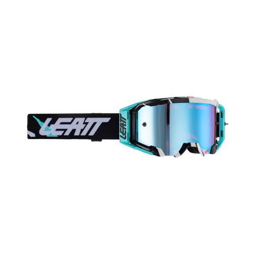 GOGLE cross quad LEATT VELOCITY 5.5 IRIZ ACID TIGER BLUE KOLOR CZARNY/BIAŁY/NIEBIESKI