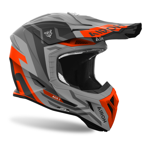 Kask Motocyklowy cross enduro AIROH AVIATOR ACE 2 GROUND ORANGE MATT