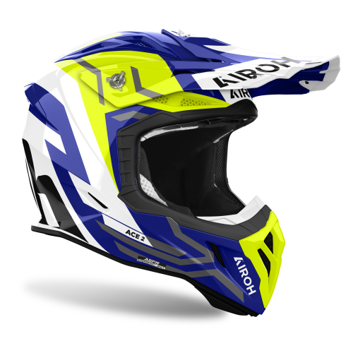 Kask Motocyklowy cross enduro AIROH AVIATOR ACE 2 GROUND YELLOW GLOSS
